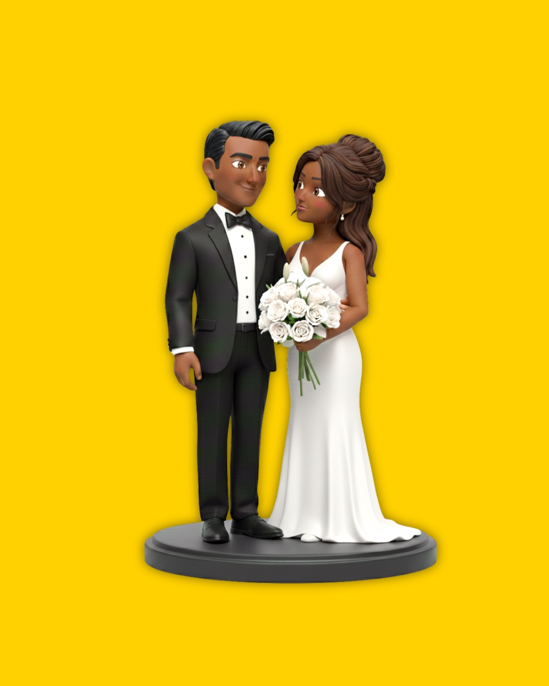 Tuxedo Couple - Dark Skin