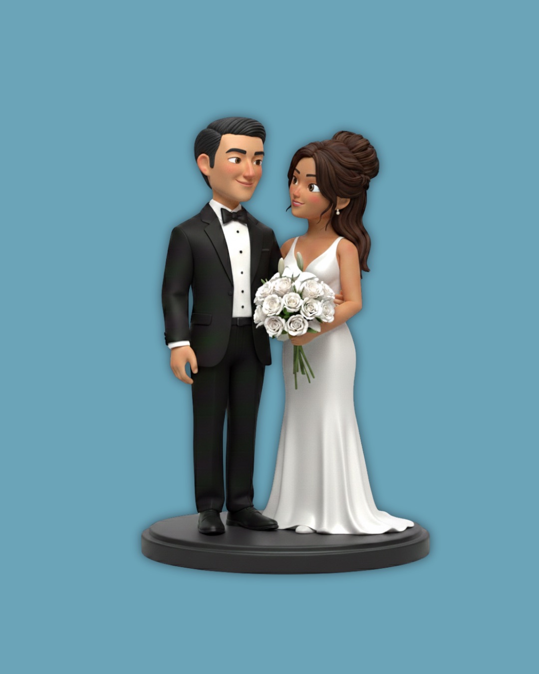 Tuxedo Couple - Olive Skin