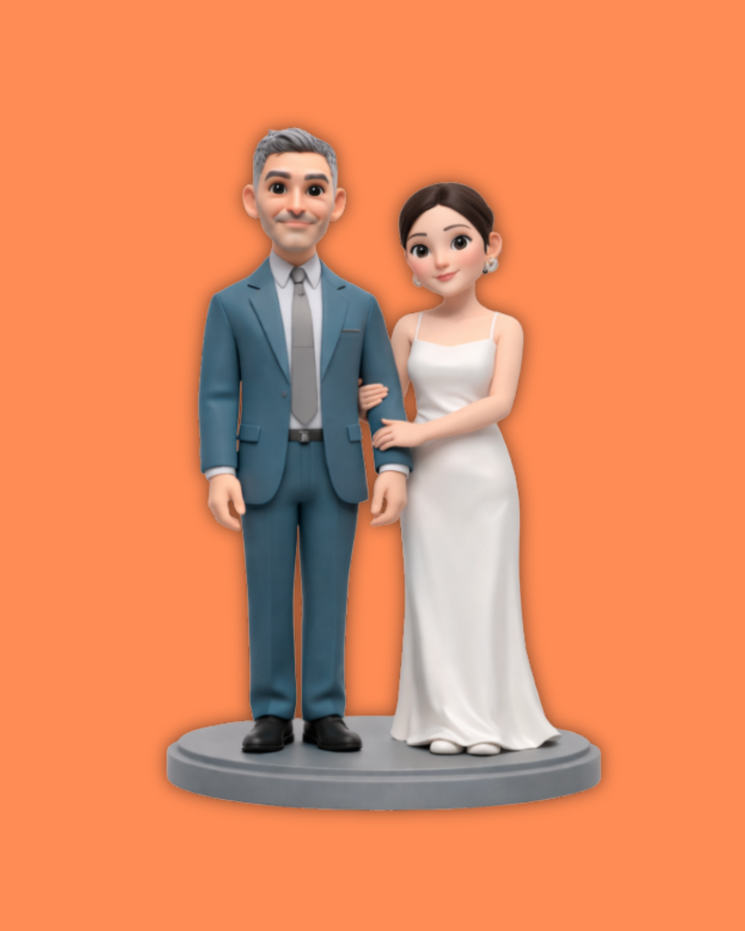Mature Couple Figurine